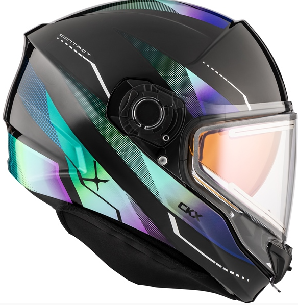 CKX CONTACT EDGE SNOWMOBILE HELMET - Electric - EXTRA SMALL