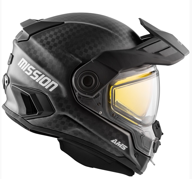 CKX Mission AMS Helmet Carbon Electric with Double Shield - MEDIUM