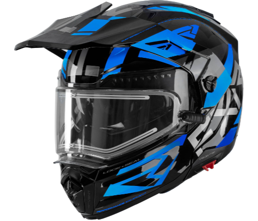 FXR Maverick X Helmet with Electric DOUBLE LENS