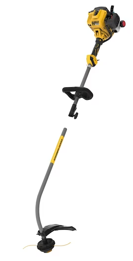 27 cc 2-Cycle 17 in. Gas Curved Shaft String Trimmer with Attachment Capability
