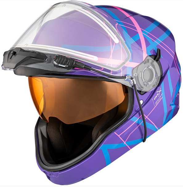 CKX Contact Helmet with Electric Double Shield