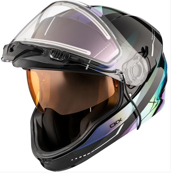 CKX CONTACT EDGE SNOWMOBILE HELMET - Electric - EXTRA SMALL