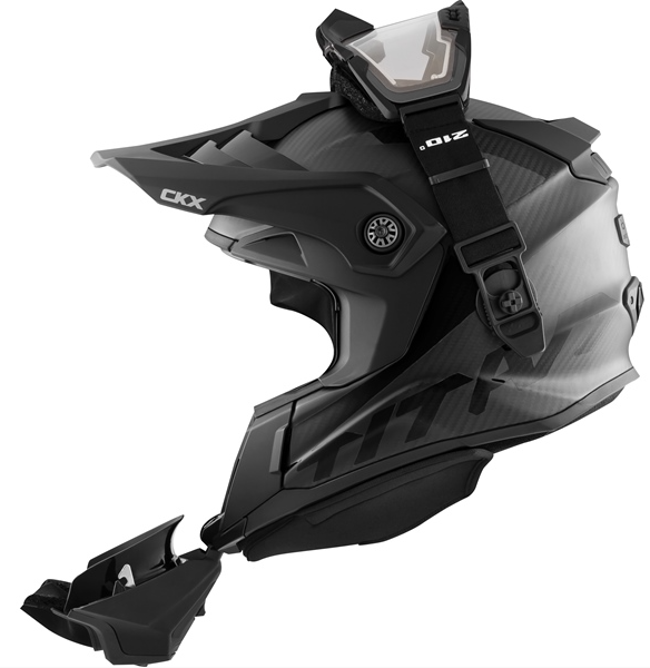 CKX Titan Original Solid Snow Helmet with Electric Goggles - ADULT 2X LARGE