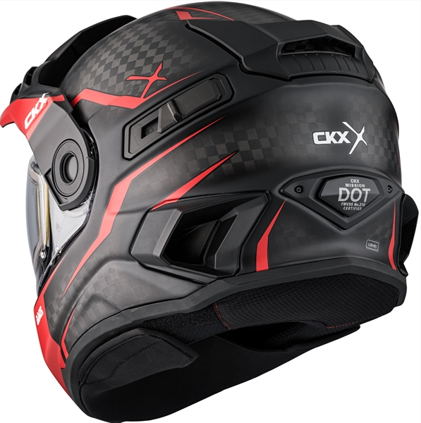 CKX Mission, Carbon, Electric Lens Helmet